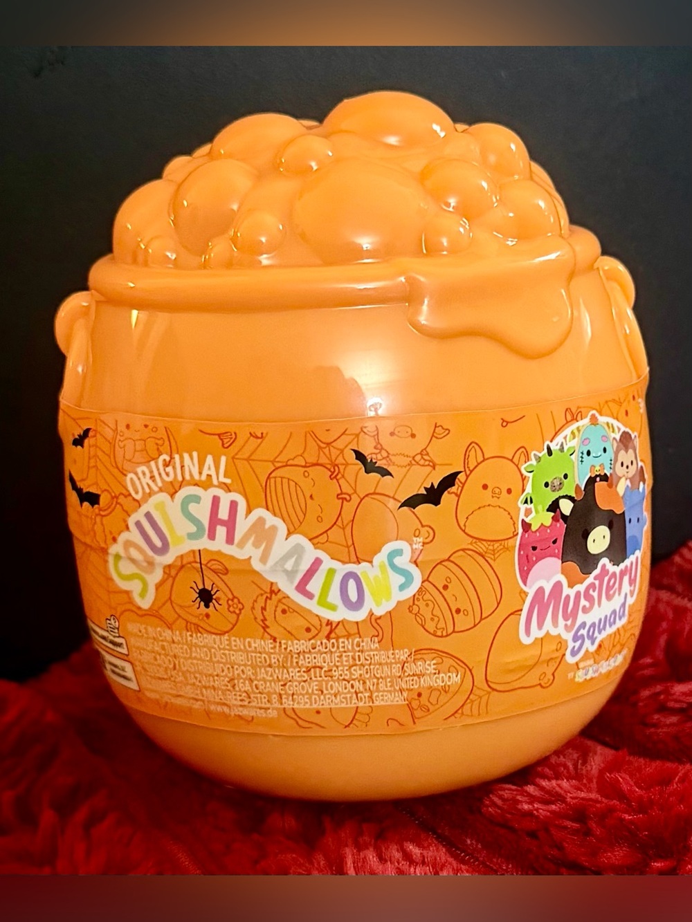 🧡 Squishmallows Mystery Squad Collectible Tub - Orange